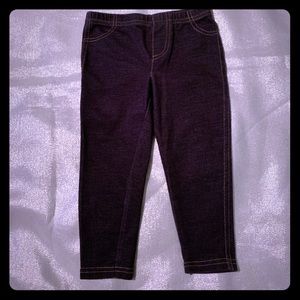 Carter’s Knit Denim Leggings. Girl’s Size 24m